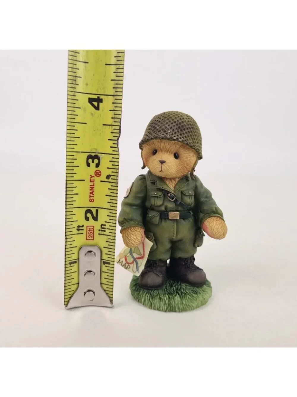 Cherished Teddies Great Friendship Make A Soldier 706930 Porcelain Figurine